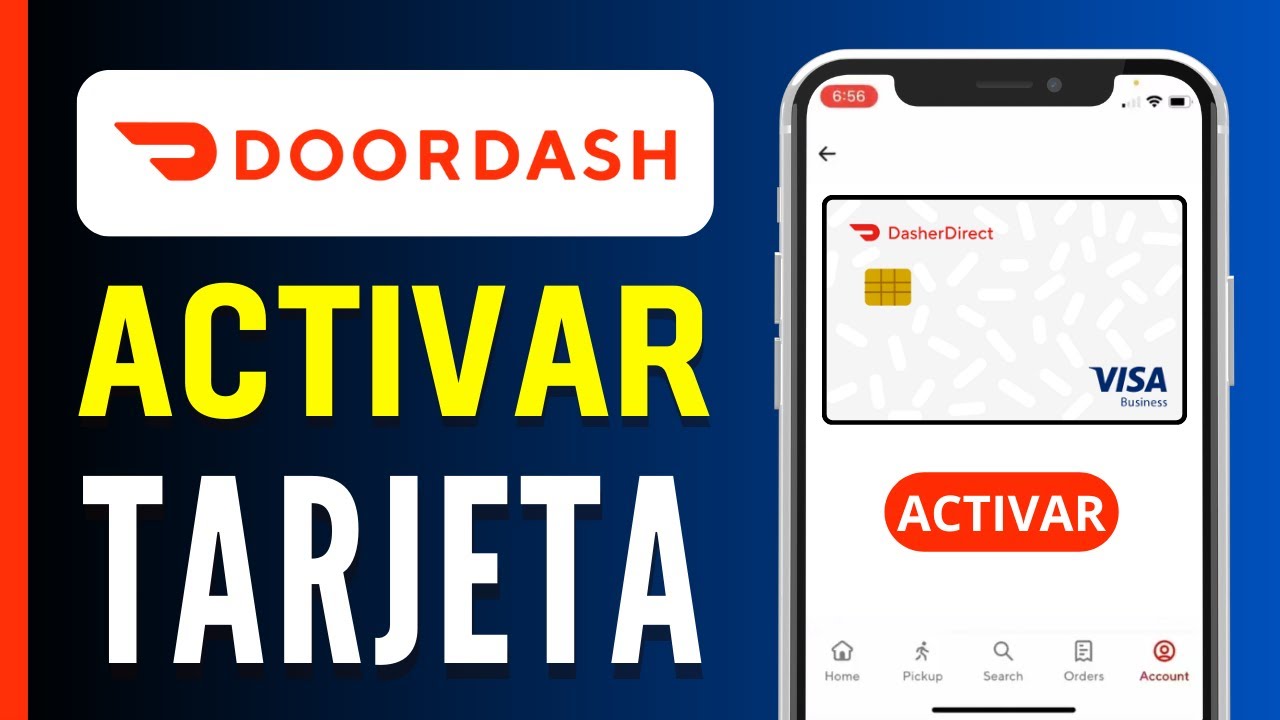 Cómo activar la tarjeta blanca de DoorDash paso a paso