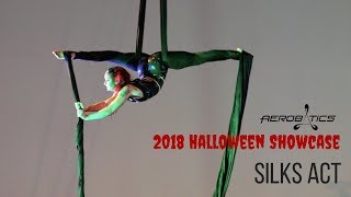 Silks Act Courtney 2018 Halloween Showcase Aerobatics Circus Center
