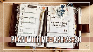 Plan with me in my personal rings APR 22-30 || Moterm Personal Luxe 2.0 || 2024