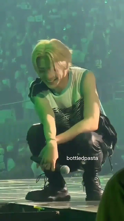 mans can't even flirt in peace 😭                         #straykids #stay #yangjeongin #maniac #tour