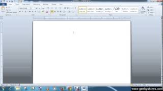 Microsoft Office Word 2010 Create a New Document screenshot 4