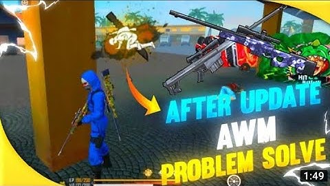 free fire awm problem/how to set no reload awm glitch/ ob31 after update awm glitch