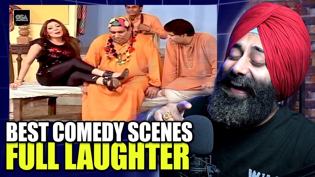Indian Reaction on Best Comedy Scenes in Stage Drama | Iftekhar Thakur, Nasir Chinyoti
