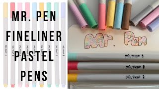 Mr. Pen- Fineliner Pastel Pens