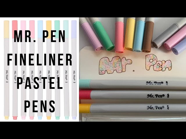 Mr. Pen- Fineliner Pastel Pens 