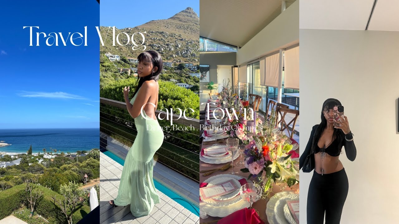 Cape Town Birthday Weekend ✨ | Cousin’s Dinner, Beach Day & Pretty Moments