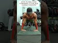 Change the angle to be effective in push-ups#gym #shortvideo #shorts