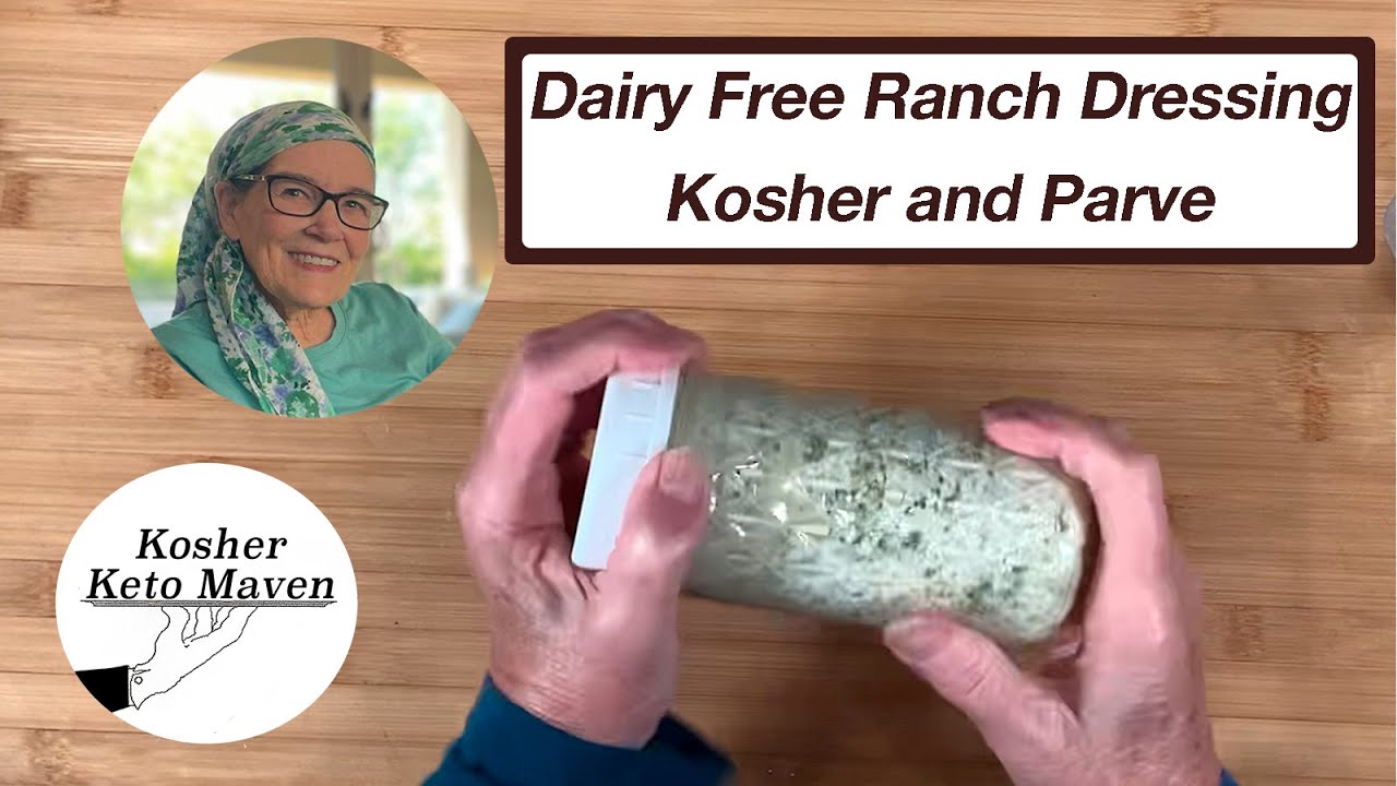 Dairy Free Ranch Dressing Keto, Kosher, and Parve YouTube