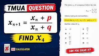This TMUA Question Looks Impossible Until You See the Trick