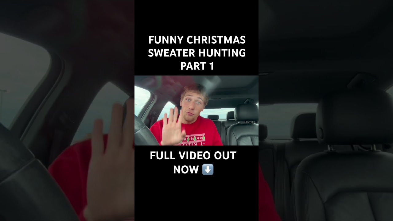 FUNNY CHRISTMAS SWEATER SHOPPING PART 1 