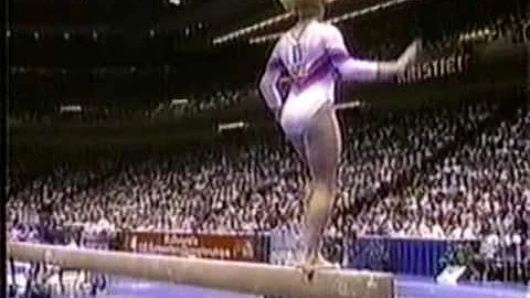 Kristie Phillips - 1988 US Nationals Balance Beam