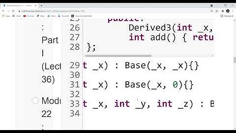 programming in c++ week 5 NPTEL