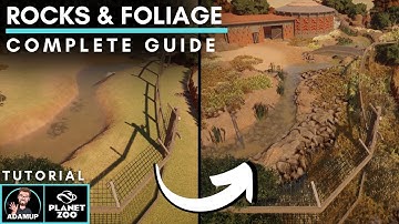 Planet Zoo Rocks and Foliage Tutorial. Make Better Habitats Now