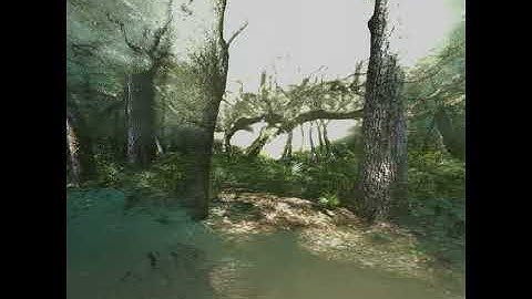 “One of meh new spots” -- #liveoakcanopy #pointcloud #visualart - 4kp60