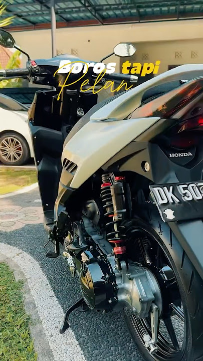 Definisi Motor BOROS tapi PELAN, salah satu nominasinya ya motor ini. Vario Techno 110 cc Karbu.