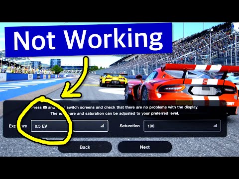 Many Gran Turismo 7 Players Are Making THIS Rookie HDR Settings Mistake