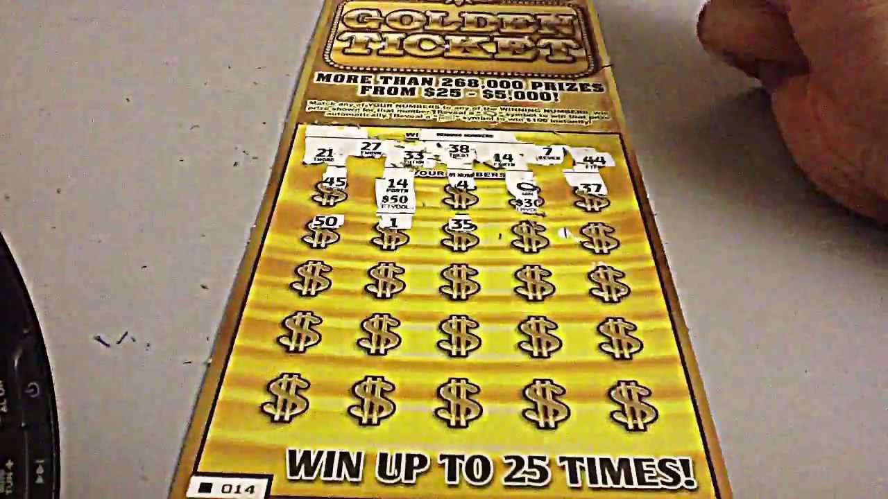 NEW! Arizona Lottery $20 Golden Ticket Scratch Off 25G1 