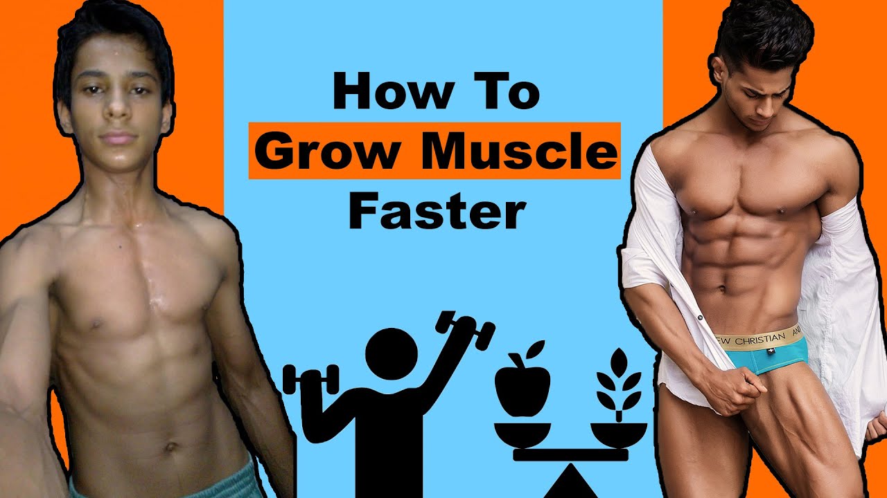 how-to-grow-muscle-faster-fitmanjeet-youtube