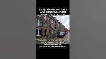 Trompenburgstraat Amsterdam - Afwijkende woningen - Rondje Rivierenbuurt - Deel 3 @WalkWatch01