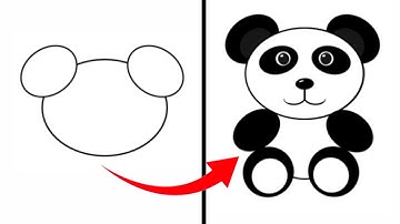 How to Make a Panda Cartoon Character Using PowerPoint?