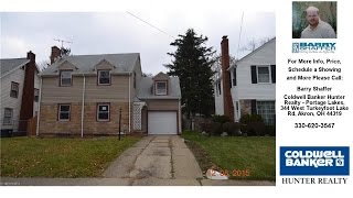 899 Winton Ave, Akron, OH Presented by Barry Shaffer.