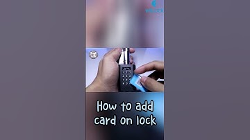 How to add card on the lock?#welock #smartlock #howto
