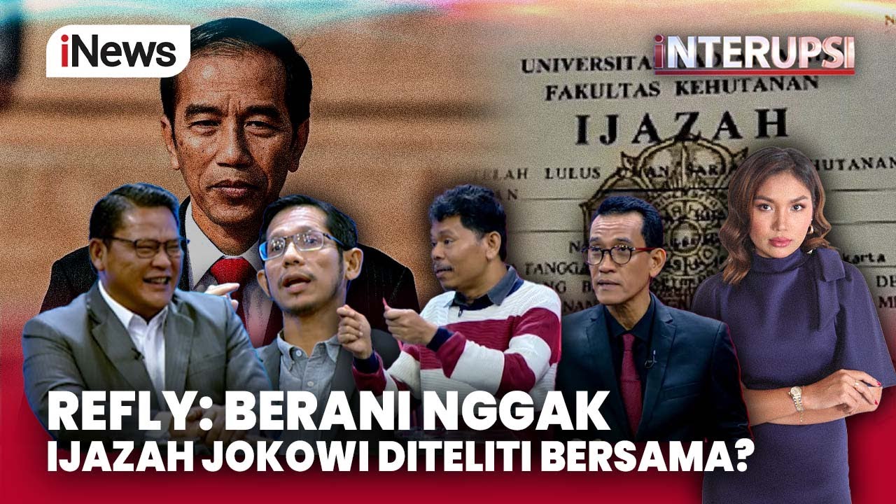 Tantang Pengacara Jokowi, Refly Harun: Harus ada Pembuktian Ijazah yang Memadai | Interupsi 15/1