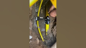 Gas pipeline mdpe joint #naturalgas #gaspipeline #mdpe #igl #homepipe #plumber #fusion #machine