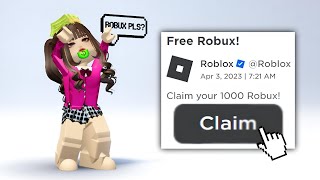 CLAIM UNLIMITED FREE ROBUX FOR YOUR ROBLOX NOW LINK IN MY BIO!!! #robux  #robloxfreerobux in 2023