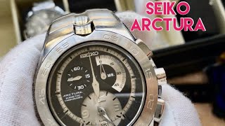 Seiko Arctura kinetic chronograph watch