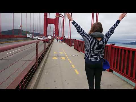 Video: Kde začnete chodit po mostě Golden Gate?
