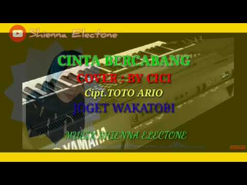 CINTA BERCABANG / JOGET MAJU MUNDUR WAKATOBI / cover by cici /shienna electone