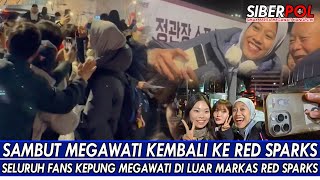 Download Lagu SAMBUT MEGAWATI KEMBALI KE RED SPARKS🔥SELURUH FANS KEPUNG MEGAWATI DI LUAR MARKAS RED SPARKS 🔥 MP3