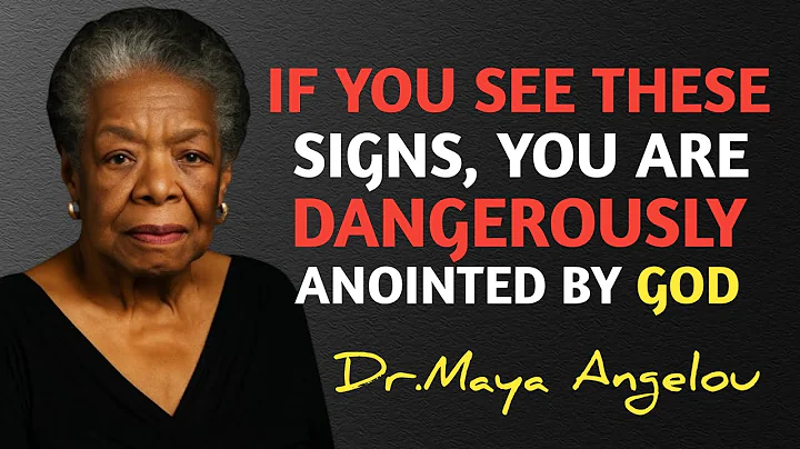 If You See These Signs, You Are Dangerously Anointed by God || Dr. Maya Angelou
