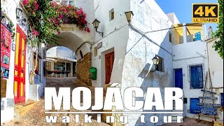 [4K] MOJACAR Walking Tour | Beautiful Andalusian village | ALMERIA | Andalusia #spain #españa