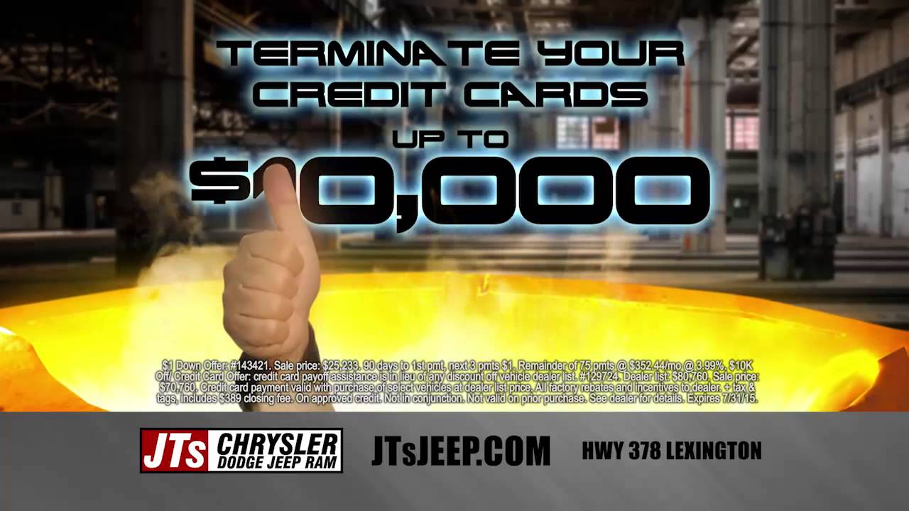 Terminate Your Old Car at JTs CDJR!