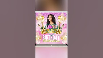 Custom Backdrop Step And Repeat Backdrop Lofaris #birthdaybackdrop #backdropdecor #lofarisbackdrops