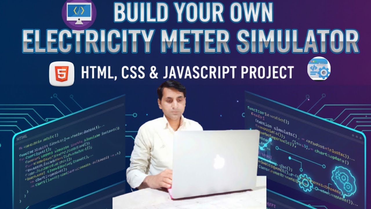 🚀 Smart Electricity Meter with Day/Night Switch | HTML CSS JS Project ...