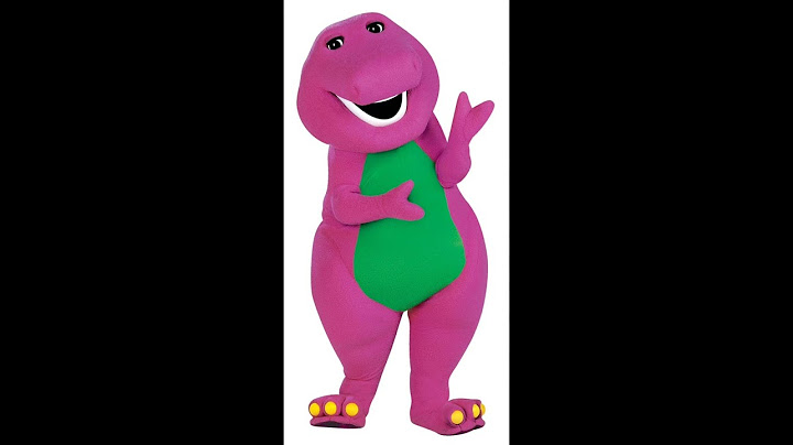 Barney es un dinosaurio aunque se extinguieron //meme//(no c que hice 😐👍😝)