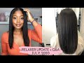 I FINALLY GOT MY RELAXER AFTER 6 MONTHS - RELAXER UPDATE & RELAXER STRETCH Q&A | Healthy Hair Junkie