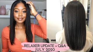 I FINALLY GOT MY RELAXER AFTER 6 MONTHS - RELAXER UPDATE &amp; RELAXER STRETCH Q&amp;A | Healthy Hair Junkie