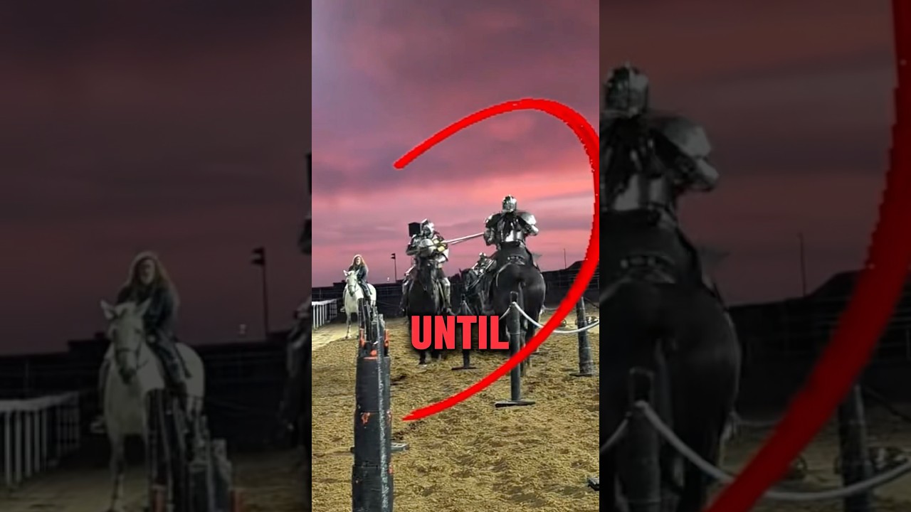 This Guy Is a Master at Jousting!😲👑