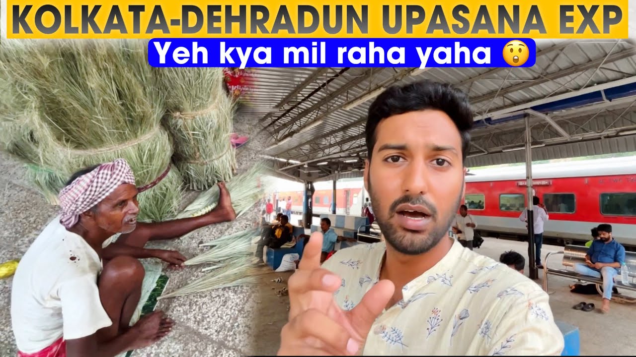 •Yeh Kya mil raha hai yaha•😲 Upasana Exp Train Journey