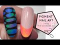 Fun Nail Pigment Designs with The Gel Bottle Inc.