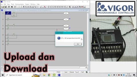 Tutorial Cara Upload dan Download PLC Vigor dengan Software Ladder Master