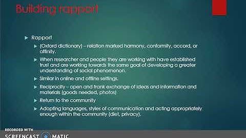 Participant Observation Part 2