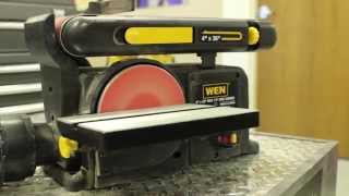 How to Change the Belt on a Belt Disc Sander