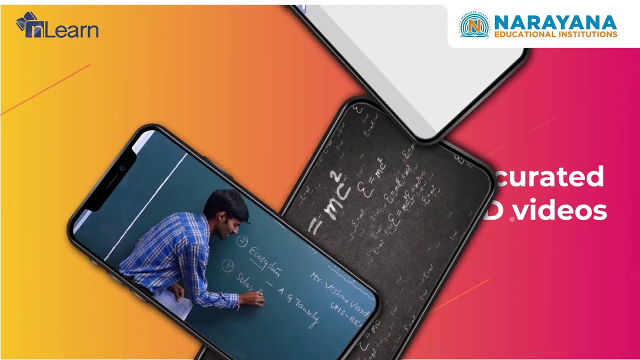 All new nLearn from the Narayana Group! Live Classes, Tests