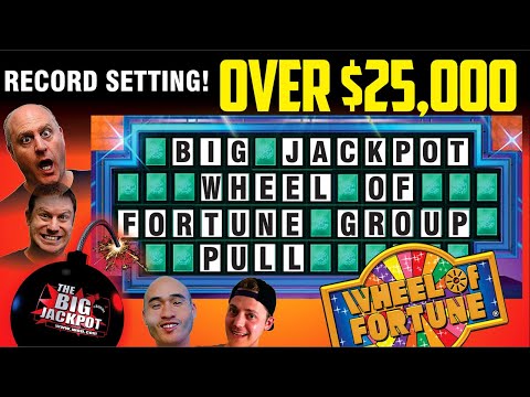 🔴 Live Worlds Largest Group Pull $25000 Wheel of Fortune 🎰 $100 Per Pull  🔴 | The Big Jackpot