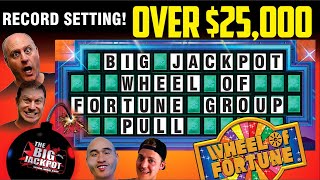 🔴 Live Worlds Largest Group Pull $25000 Wheel of Fortune 🎰 $100 Per Pull  🔴 | The Big Jackpot